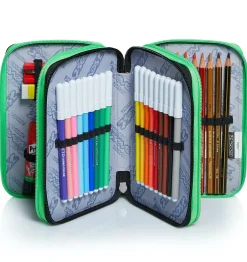 Store Seven 3 Compartments Pencil Case - Alpha Beat
