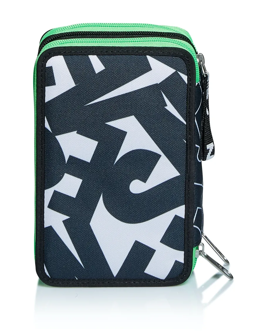 Store Seven 3 Compartments Pencil Case - Alpha Beat