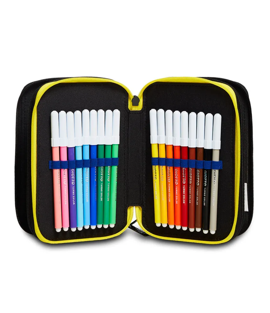 Shop Seven 3 Zip Pencil Case - Inter