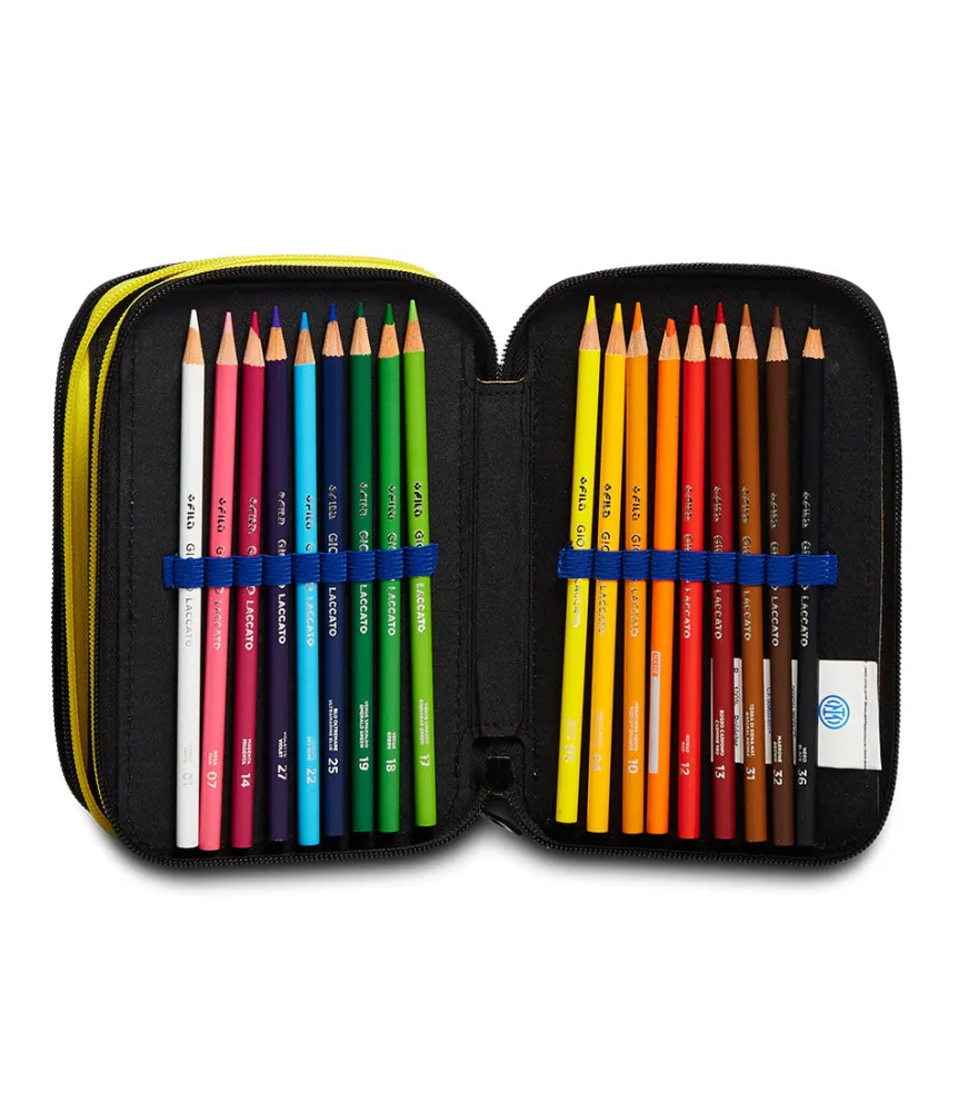 Shop Seven 3 Zip Pencil Case - Inter