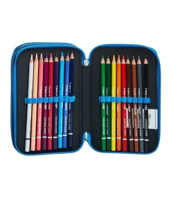 Cheap Seven Inter 3 Zip Pencil Case