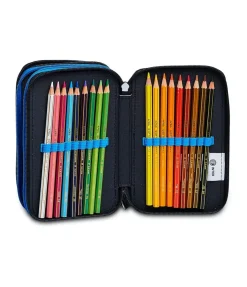 Cheap Seven Inter 3 Zip Pencil Case