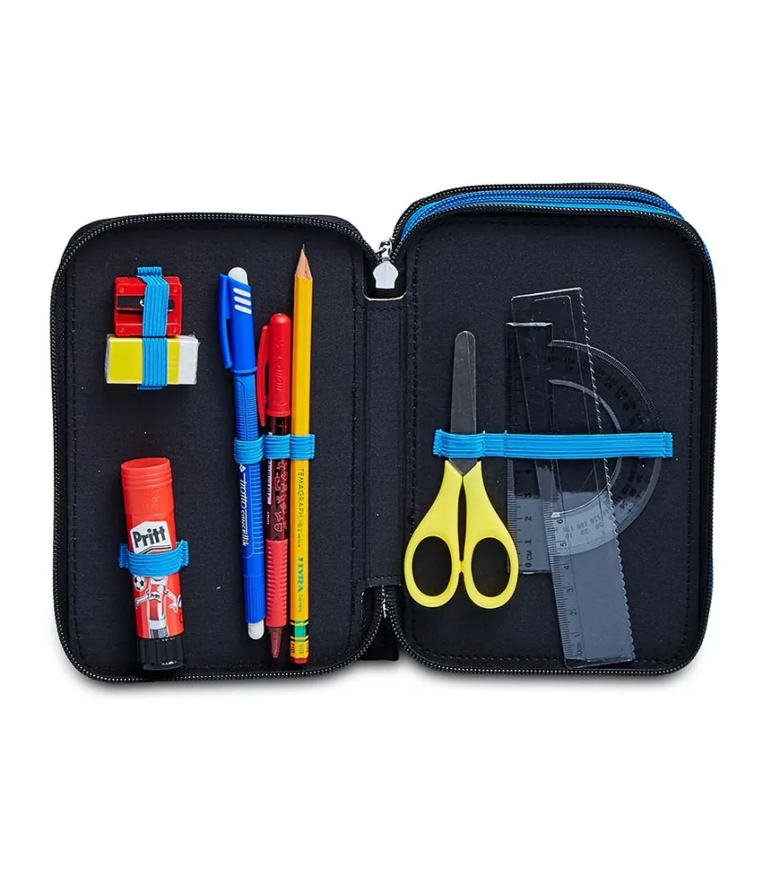 Cheap Seven Inter 3 Zip Pencil Case