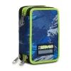 Fashion Seven ® 3 Zip Pencil Case - Crafter Boy