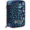 Shop Seven ® 3 Zip Pencil Case - Charming Patch