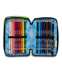 Hot Seven ® 3 Zip Pencil Case - Dye On