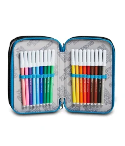 Hot Seven ® 3 Zip Pencil Case - Dripped Boy