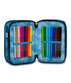 Best Seven ® 3 Zip Pencil Case - Hue Stains