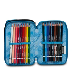 Best Seven ® 3 Zip Pencil Case - Hue Stains
