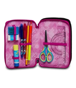 Hot Seven ® 3 Zip Pencil Case - Kiddie Crush