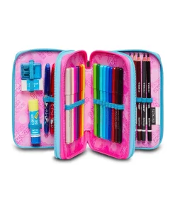 Sale Seven ® 3 Zip Pencil Case - Liquid Paint