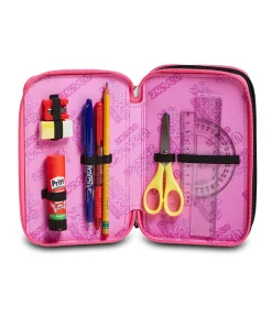 Discount Seven ® 3 Zip Pencil Case - Rosegrove Girl