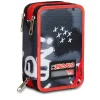Shop Seven ® 3 Zip Pencil Case - Rock On Boy