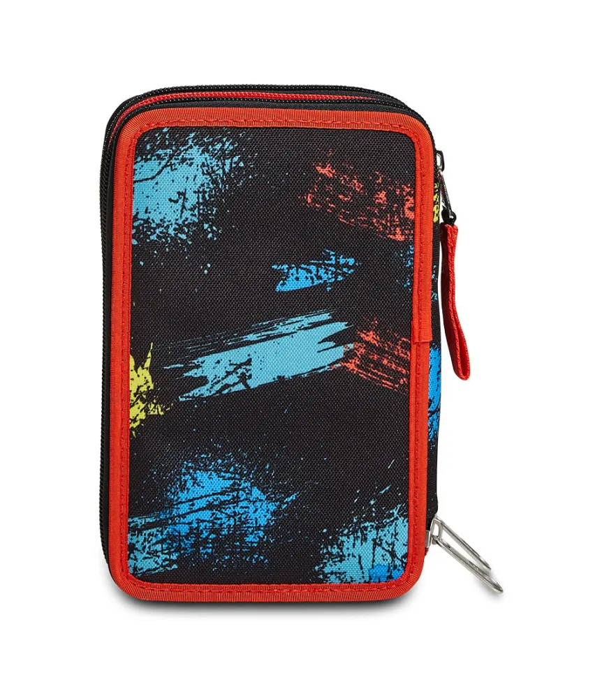 Online Seven ® 3 Zip Pencil Case - Scratchy Boy