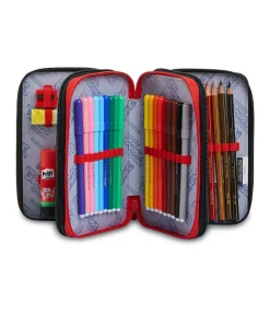 Fashion Seven ® 3 Zip Pencil Case - Take The Field