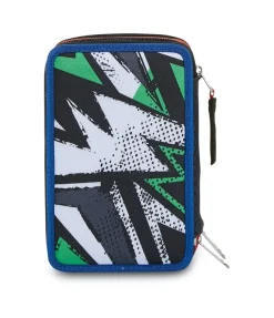Flash Sale Seven ® 3 Zip Pencil Case - Underground Soil