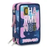 Flash Sale Seven ® 3 Zip Pencil Case Pen Pad - Charming Girl