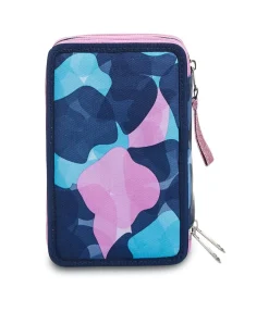 Flash Sale Seven ® 3 Zip Pencil Case Pen Pad - Charming Girl