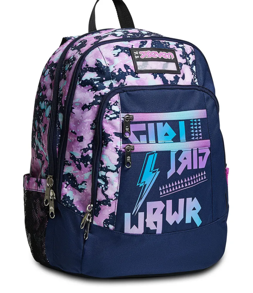 Discount Seven ® Advanced Backpack - Drawingpin Girl