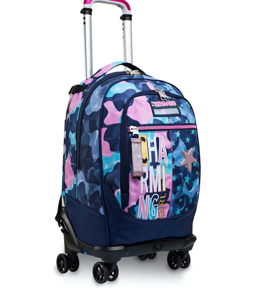 New Seven ® Jack Trolley 4 Wheels - Charming Girl