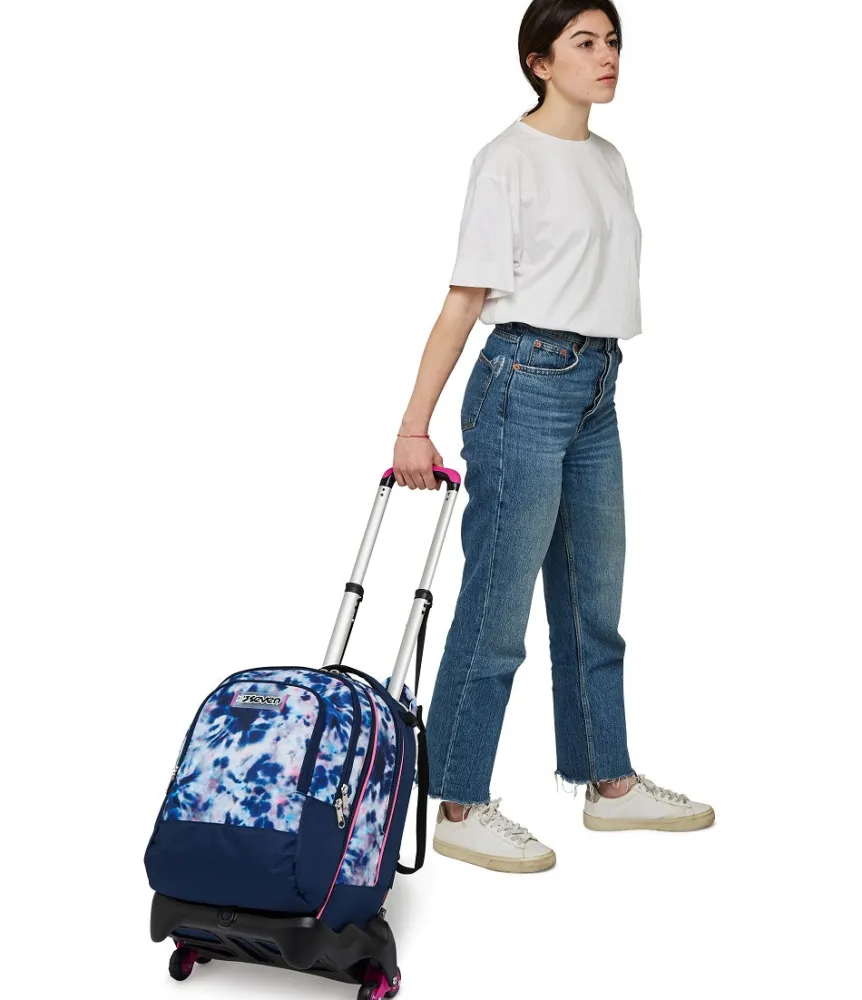 Flash Sale Seven ® Jack Trolley 3 Wheels Detach - Cloudy Shapes
