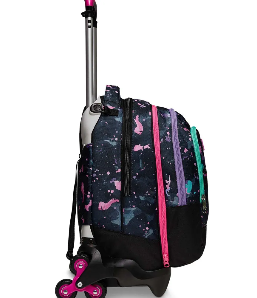 Best Seven ® Jack Trolley 3 Wheels Detach - Fluo String Girl