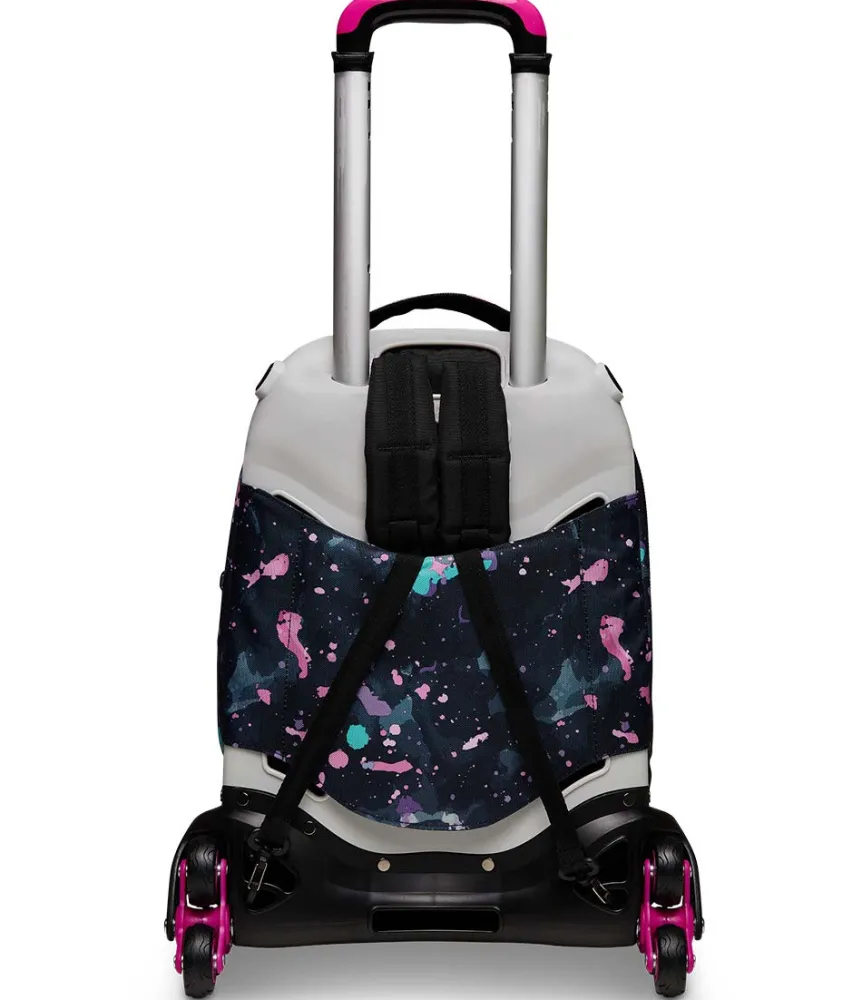 Best Seven ® Jack Trolley 3 Wheels Detach - Fluo String Girl