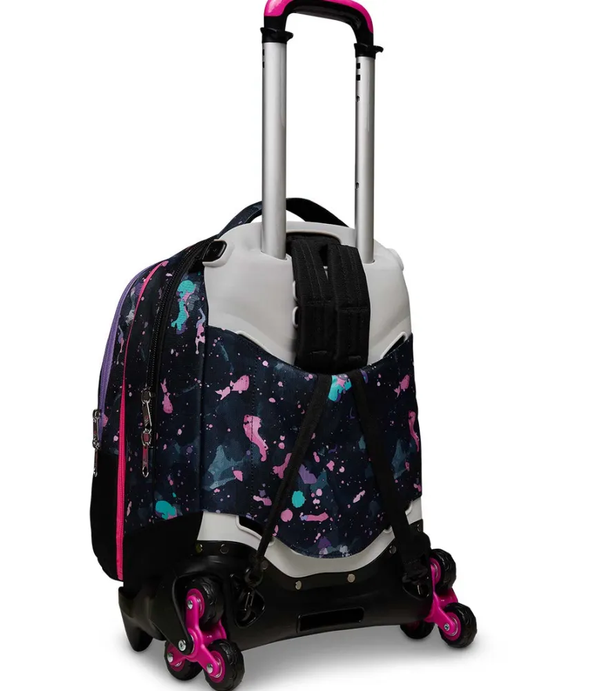 Best Seven ® Jack Trolley 3 Wheels Detach - Fluo String Girl