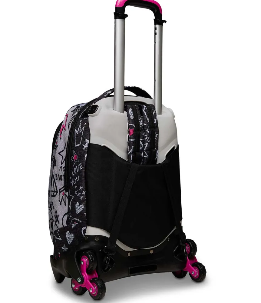 New Seven ® Jack Trolley 3 Wheels - Zipper Glamy