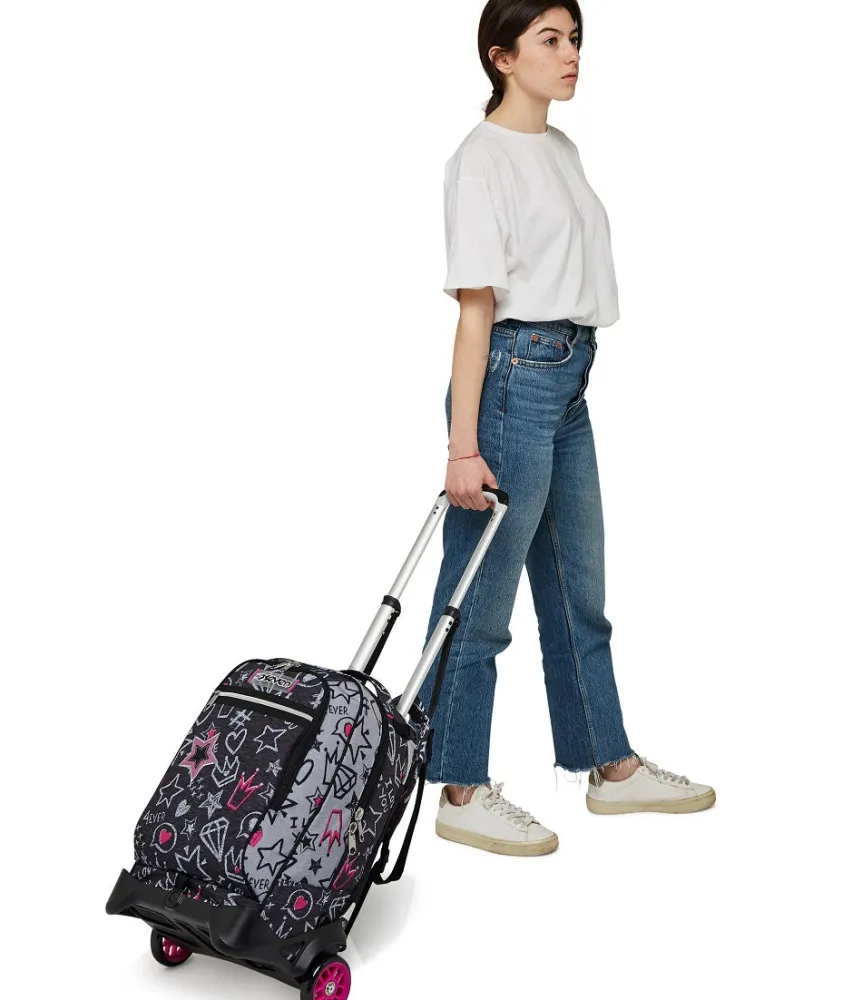 Fashion Seven ® Jack Trolley 2 Wheels - Zipper Glamy