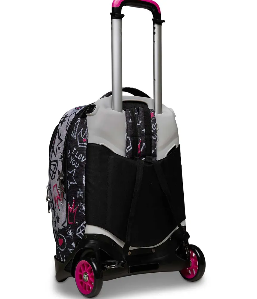 Fashion Seven ® Jack Trolley 2 Wheels - Zipper Glamy