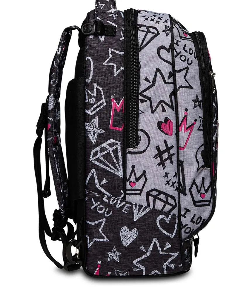 Fashion Seven ® Jack Trolley 2 Wheels - Zipper Glamy