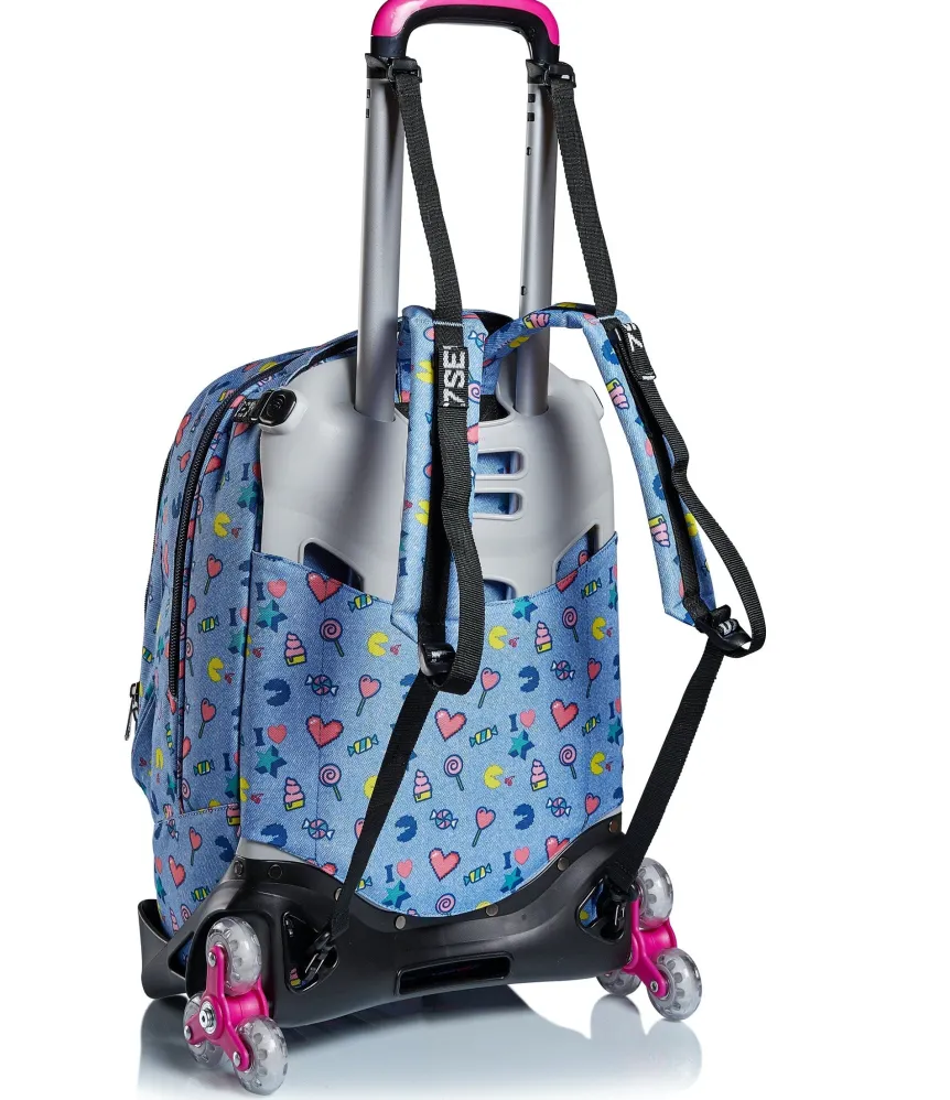 Hot Seven ® Jack Trolley 3 Wheels - Starry Rainbow -