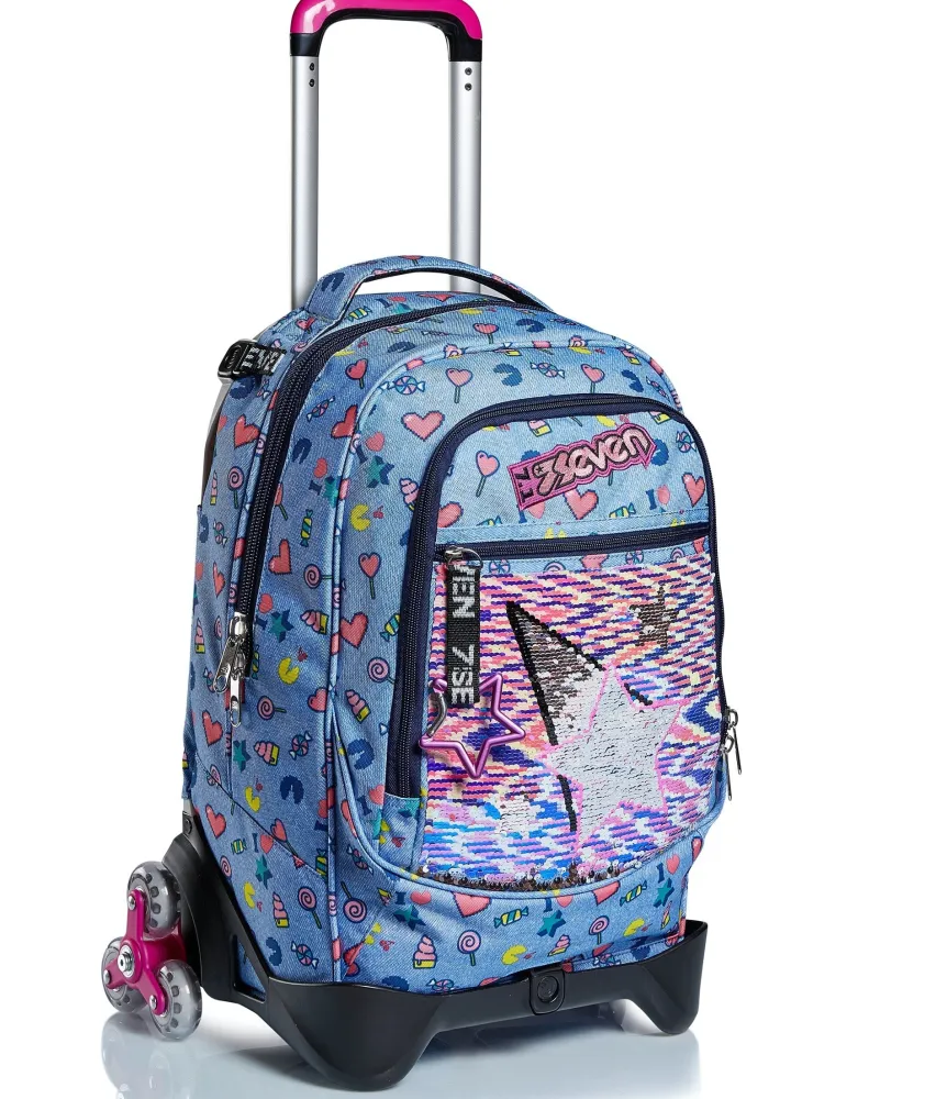 Hot Seven ® Jack Trolley 3 Wheels - Starry Rainbow -