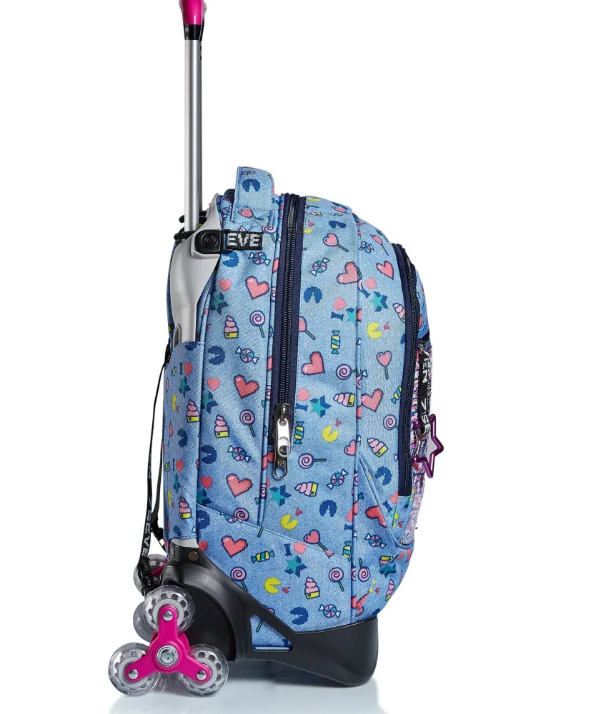 Hot Seven ® Jack Trolley 3 Wheels - Starry Rainbow -