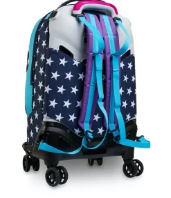 Best Seven ® Jack Trolley 4 Wheels - Pinking Blue