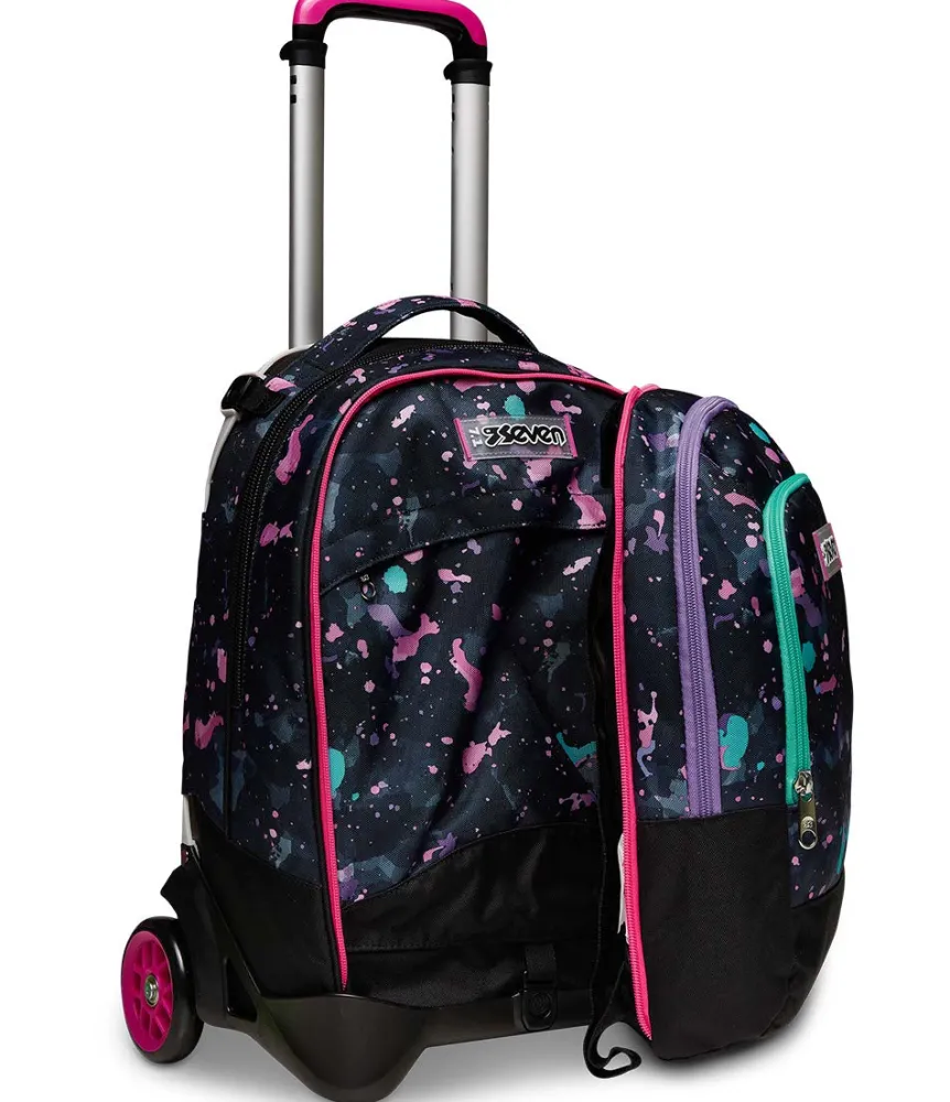 Best Seven ® Jack Trolley 2 Wheels Detach - Fluo String Girl
