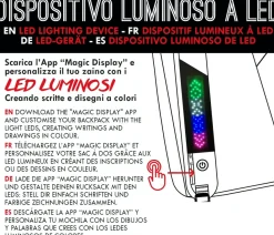 Fashion Seven ® Reversible Backpack - Ledwall -
