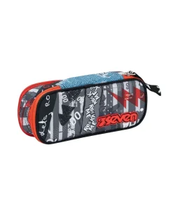 Online Seven ® Round Plus Pencil Bag - Expandable - Urban Rock