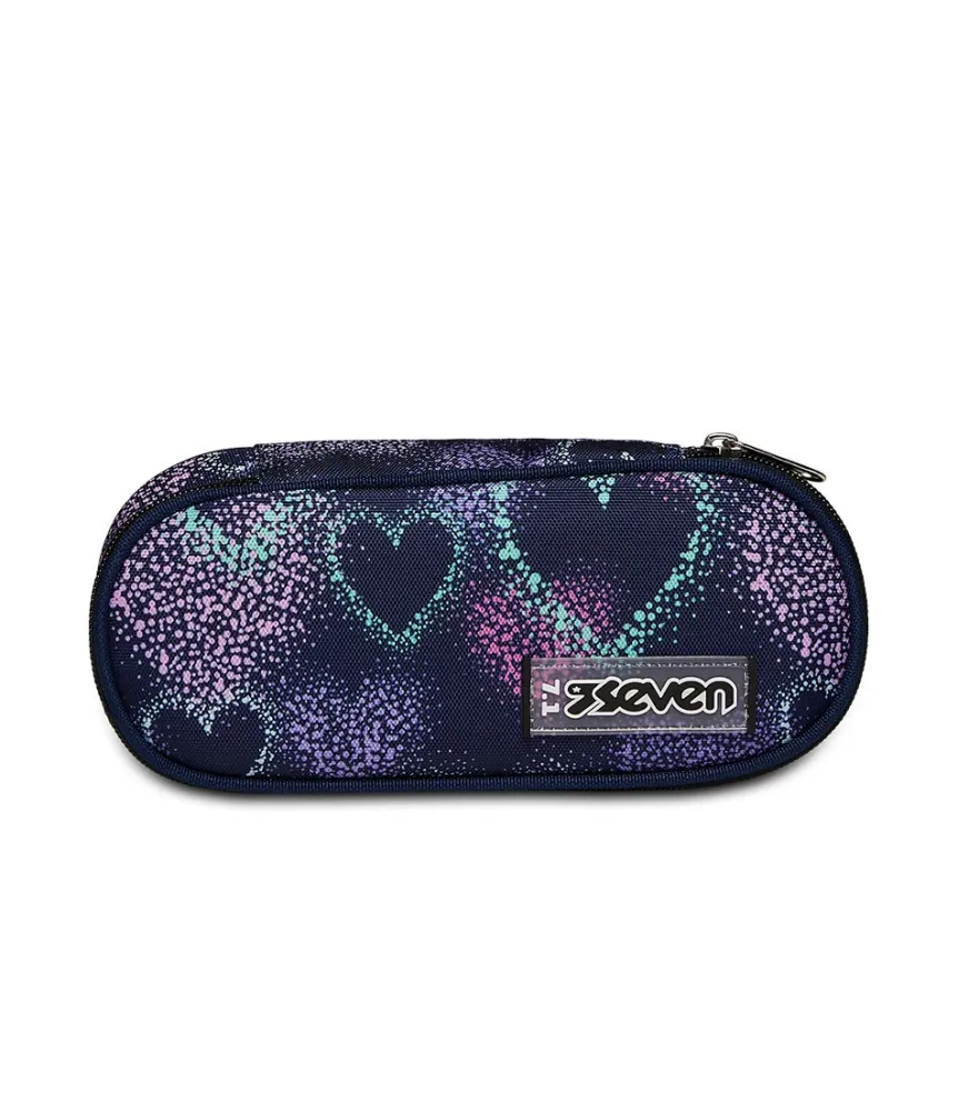Store Seven ® Round Plus Pencil Bag Freethink - Girl