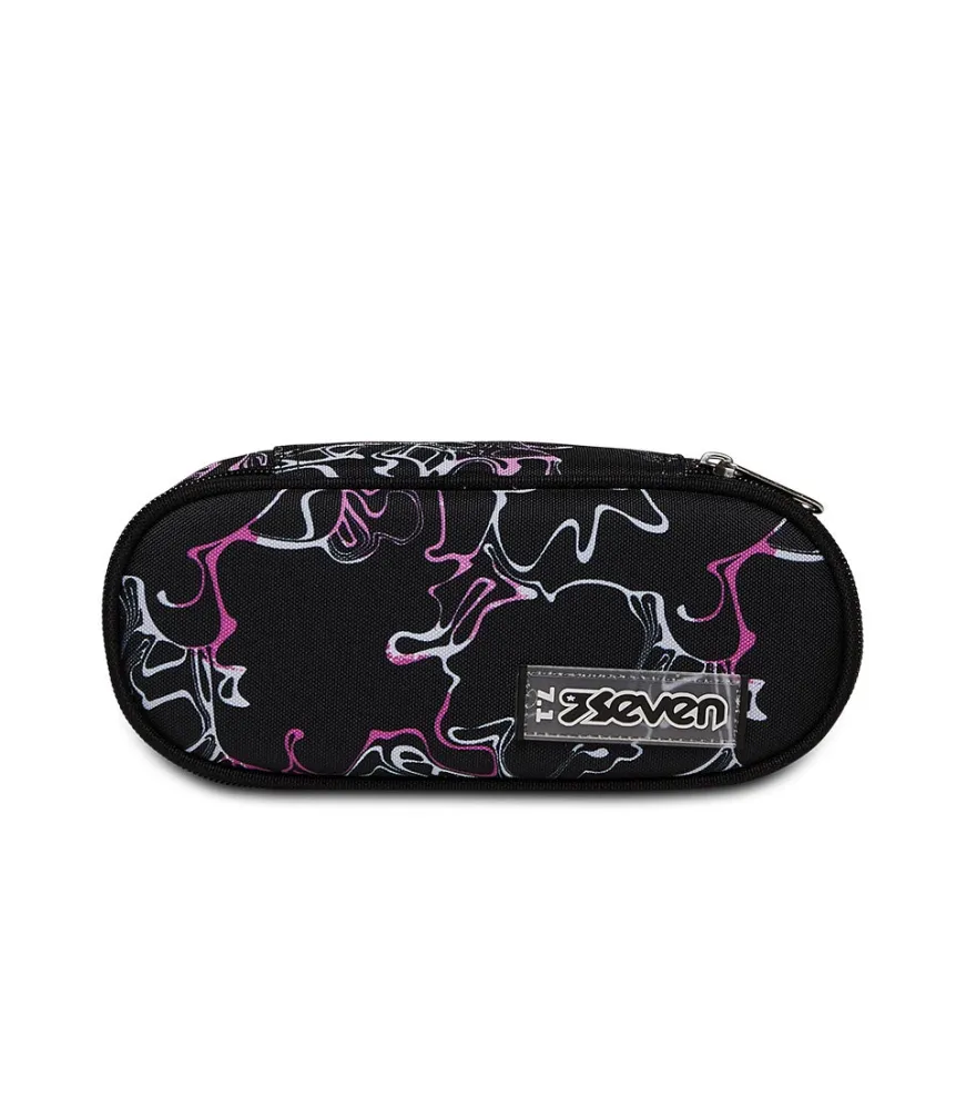 Clearance Seven ® Round Plus Pencil Bag Freethink - Girl