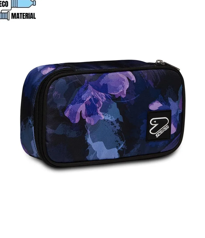 Online Seven ® Round Plus Pencil Bag Big - The Double Floras