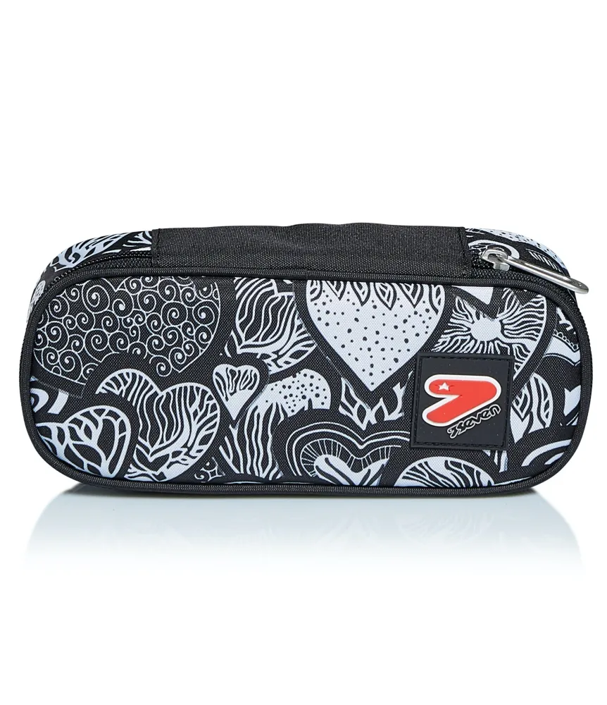 Store Seven ® Round Plus Pencil Case - Drawing Love