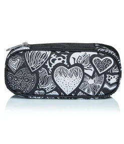 Store Seven ® Round Plus Pencil Case - Drawing Love
