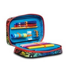 Shop Seven ® Speed Pencil Case - Fluo Stamp