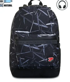 Discount Seven ® The Double Backpack With Headphones - Light Bar