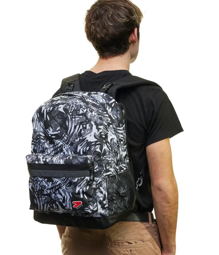 Best Seven ® The Double Backpack - White Shades