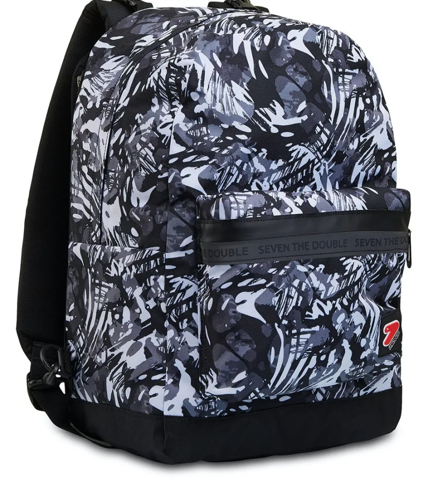 Best Seven ® The Double Backpack - White Shades