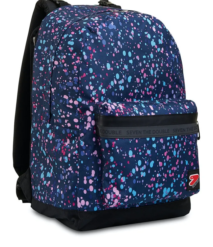 Online Seven ® The Double Backpack With Headphones - Color Spots