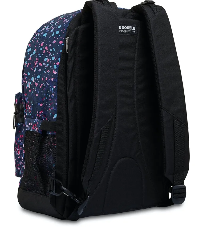 Online Seven ® The Double Backpack With Headphones - Color Spots